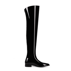 Patent Leather Over The Knee Boots