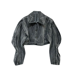 Cropped Denim Jacket