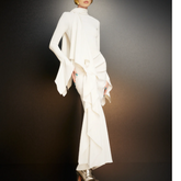 Ruffled Evening Dress Gown