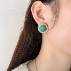 Crystal Ear Studs Earrings - Pair