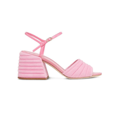 Suede Block Heel Sandals