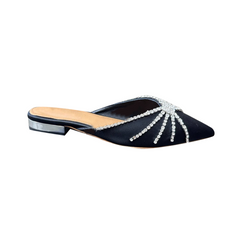 Diamante Slippers Slides
