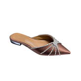 Diamante Slippers Slides