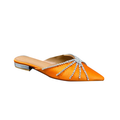 Diamante Slippers Slides