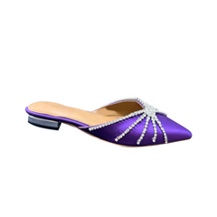 Diamante Slippers Slides