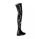 Patent Leather Over The Knee Boots
