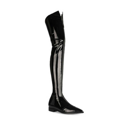Patent Leather Over The Knee Boots