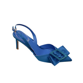 Diamante Buckled Mid Heel Sandals