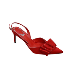 Diamante Buckled Mid Heel Sandals