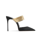 Strappy Mules Sandals - 8cm