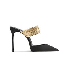 Strappy Mules Sandals - 8cm