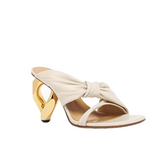 Sculptured Heel Mules Sandals