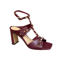 Studded High Heel Sandals