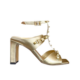 Studded High Heel Sandals