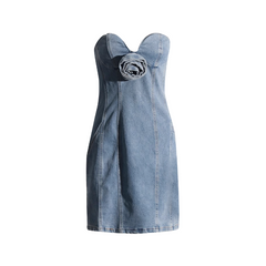 Denim Tube Dress