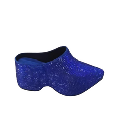 Diamante Platform Mules Sandals