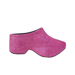 Diamante Platform Mules Sandals