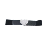 Diamante Heart Girdle Belt