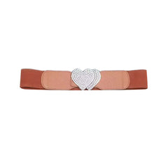 Diamante Heart Girdle Belt