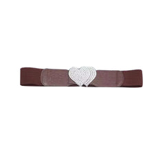 Diamante Heart Girdle Belt