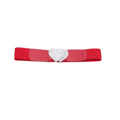 Diamante Heart Girdle Belt