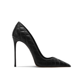 Quilted High Heel Pumps - 10cm