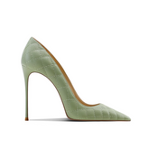 Quilted High Heel Pumps - 10cm