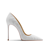 Quilted High Heel Pumps - 10cm