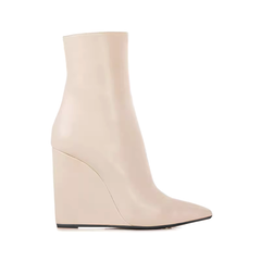 Wedged Heel Ankle Boots
