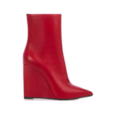 Wedged Heel Ankle Boots