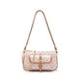 Printed Buckled Cross Body Bag