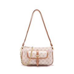 Printed Buckled Cross Body Bag