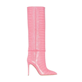 Stiletto Heel Knee High Boots