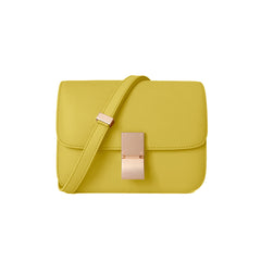 Metal Lock Cross Body Bag