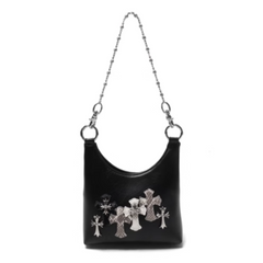 Cross Embellished Cross Body Bag