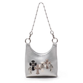 Cross Embellished Cross Body Bag