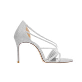 Diamante Mid Heel Sandals - 6cm