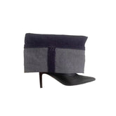 Denim High Heel Ankle Boots
