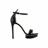 Platform Leather High Heel Sandals - 12cm