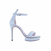Platform Leather High Heel Sandals - 10cm