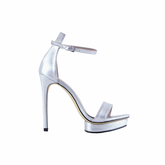 Platform Leather High Heel Sandals - 12cm
