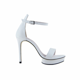 Platform Leather High Heel Sandals - 10cm