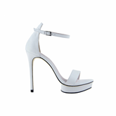 Platform Leather High Heel Sandals - 12cm
