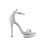 Platform Leather High Heel Sandals - 12cm