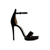 Platform Suede High Heel Sandals - 10cm