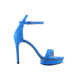 Platform Suede High Heel Sandals - 10cm