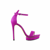 Platform Suede High Heel Sandals - 12cm