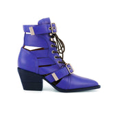 Cut Out Biker Ankle Western Cowboy Boots