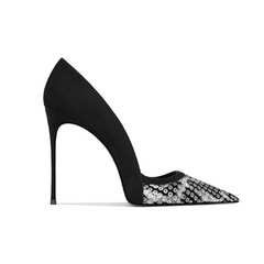 Sequinned High Heel Pumps - 10cm