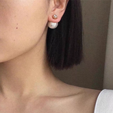 Diamante Ear Studs Earrings - Pair